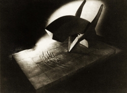 Aratro paesaggio - terracotta cm h.56x103x60 - 1980