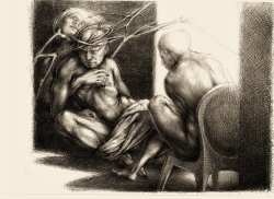 Fantasia - biro su carta cm 21x30 - 2009