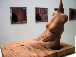 Figura paesaggio - terracotta cm 100x60 h85 - 1978