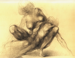 Figure - matita su carta cm 32x22 - 2003